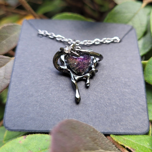 Black Heart Necklace