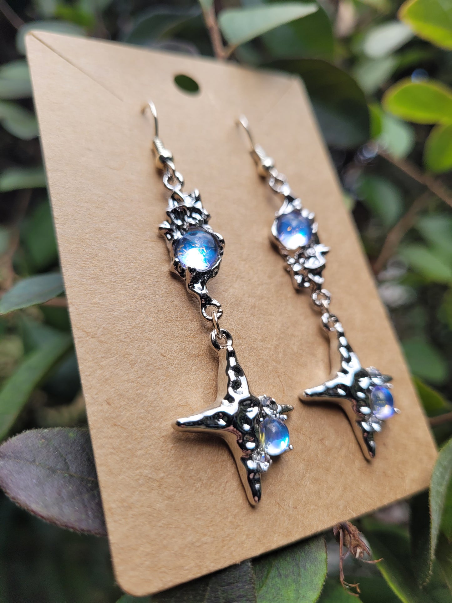 Irregular Shape Star Melt Earrings