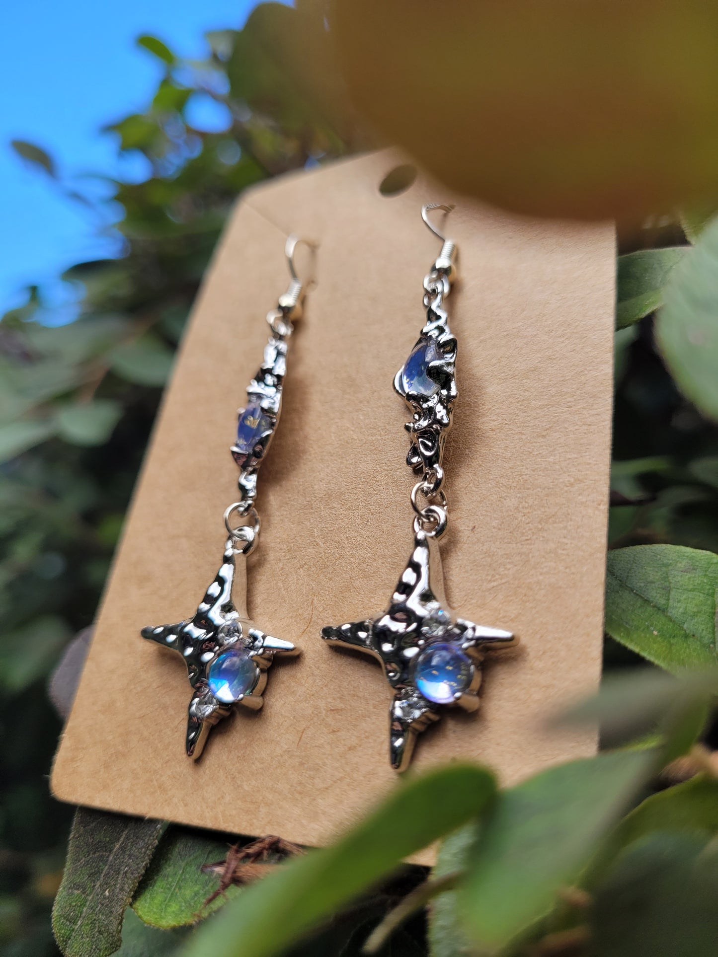 Irregular Shape Star Melt Earrings