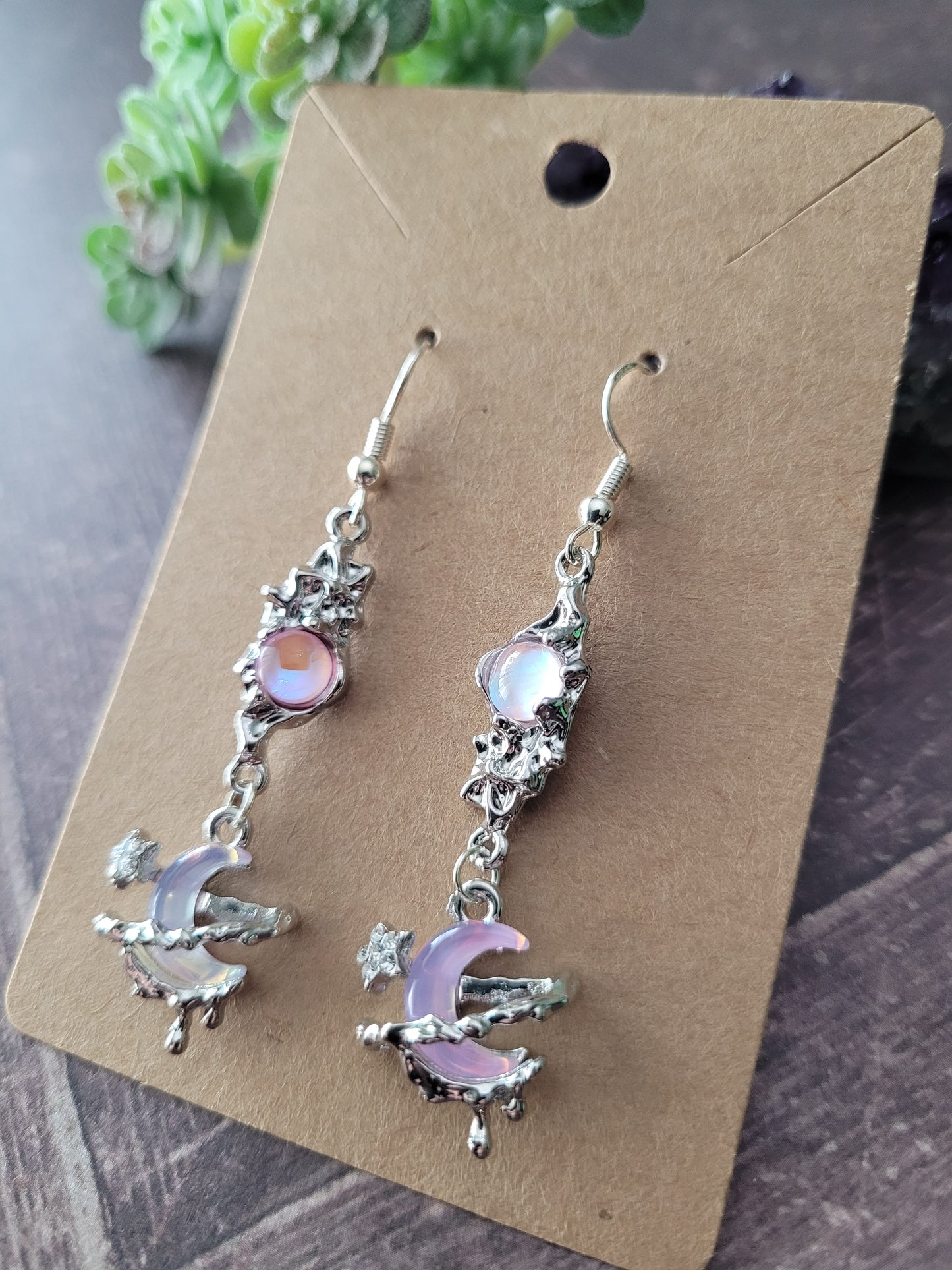 Melting Moon Earrings