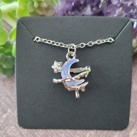 Melting Moon Necklace