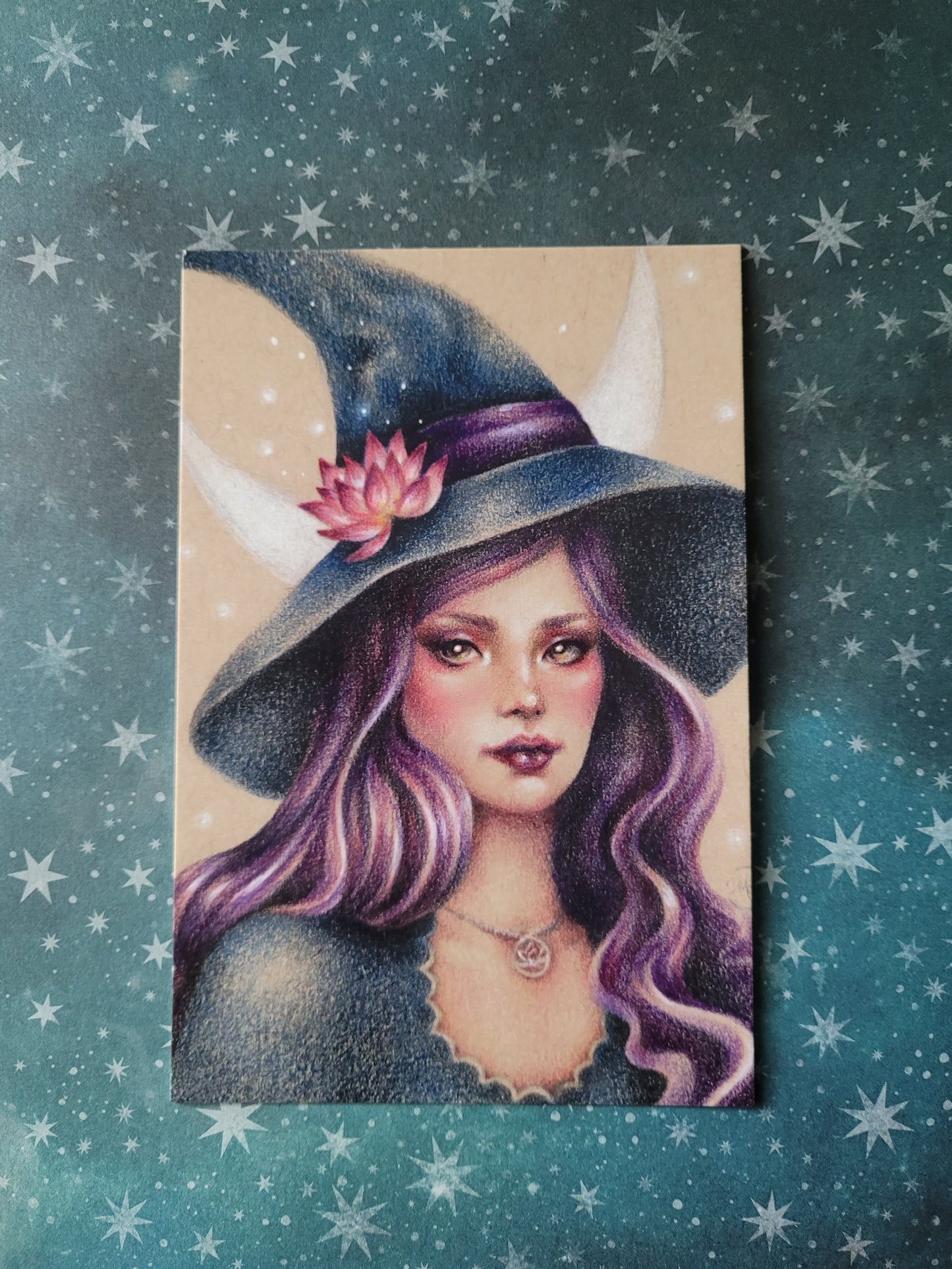 The Lotus Witch - Postcard