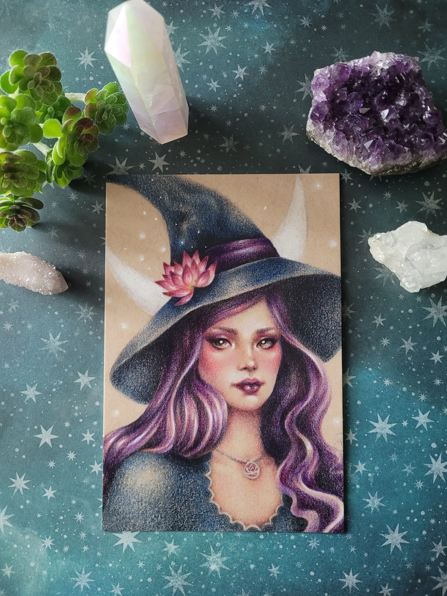 The Lotus Witch - Postcard