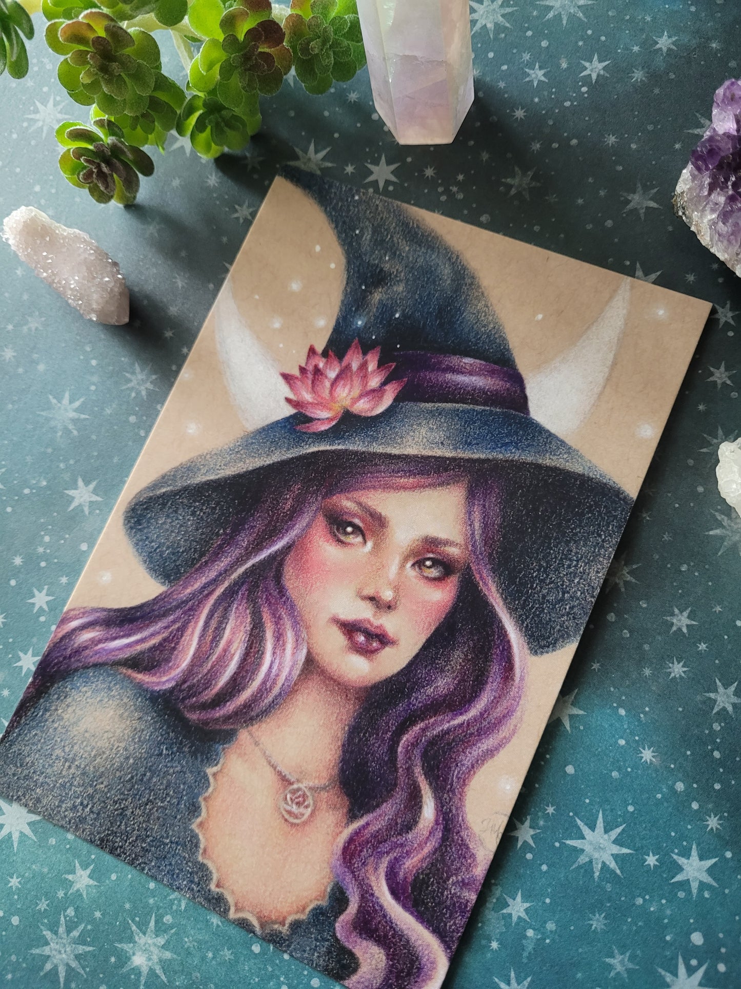 The Lotus Witch - Postcard