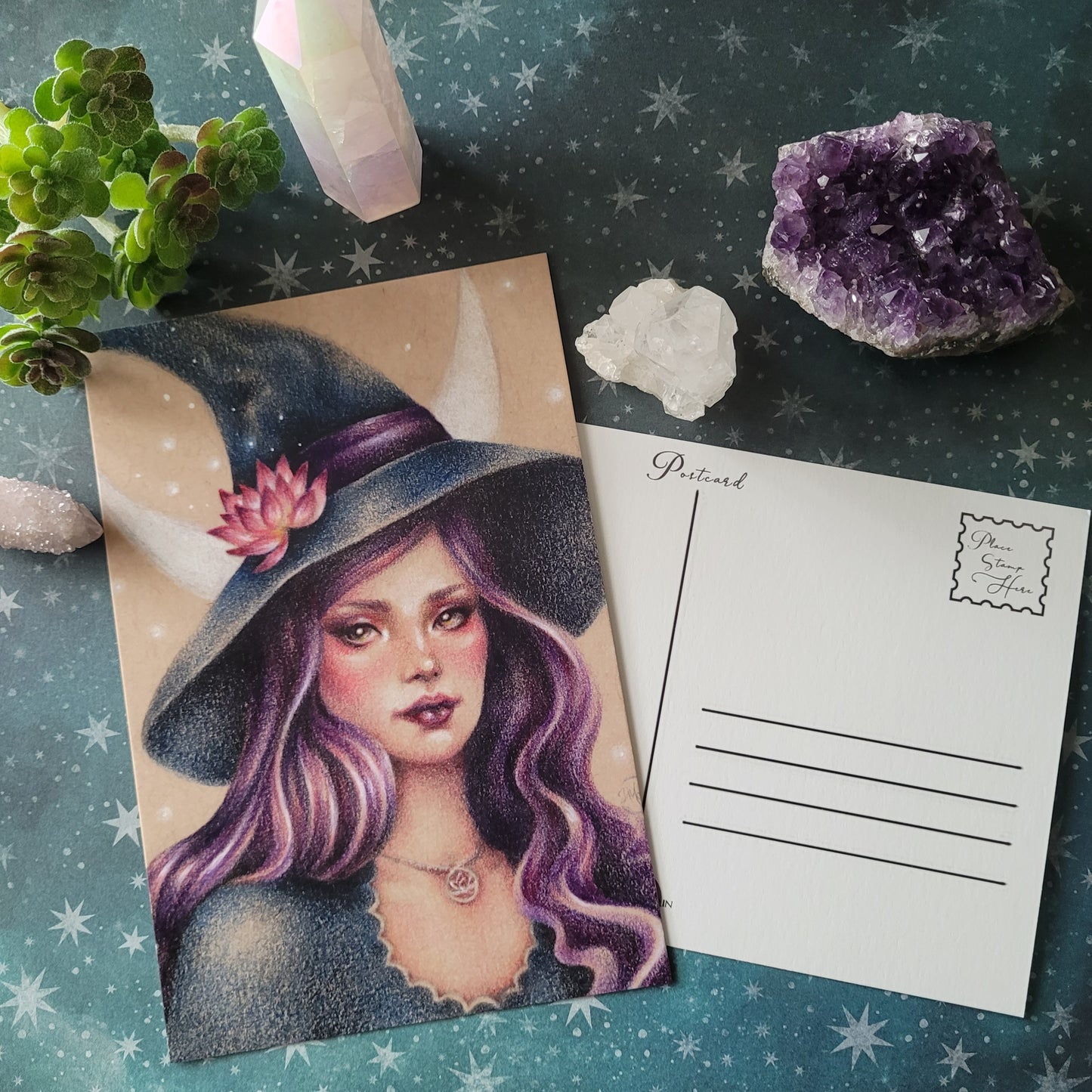 The Lotus Witch - Postcard