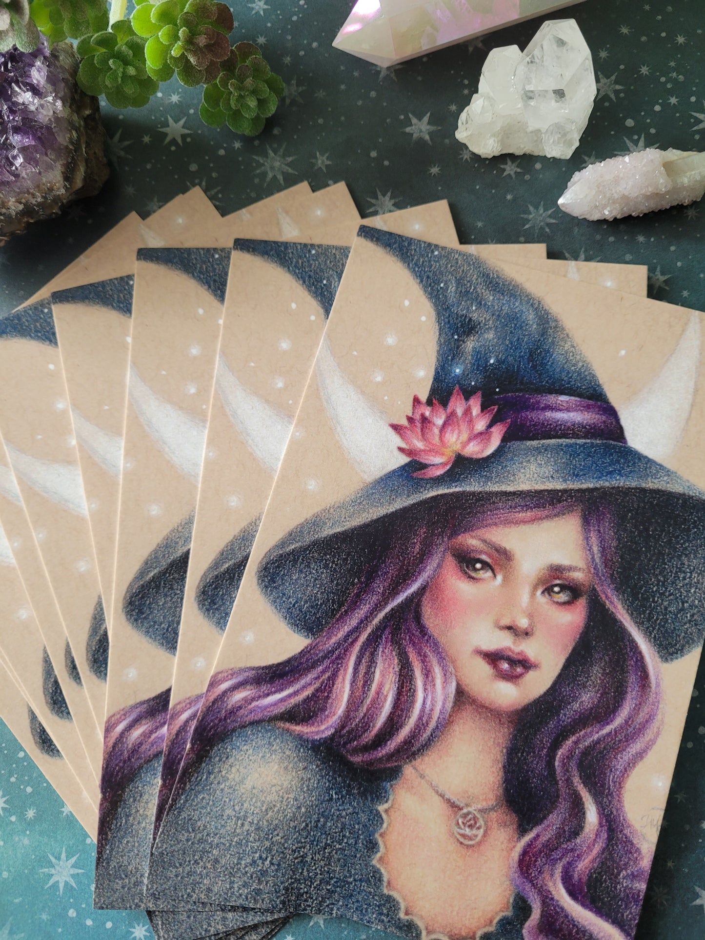 The Lotus Witch - Postcard