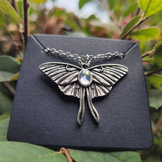 Luna Moth Necklace