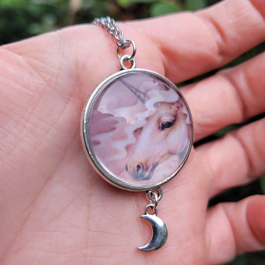 Fabled Pendant with Crescent Moon