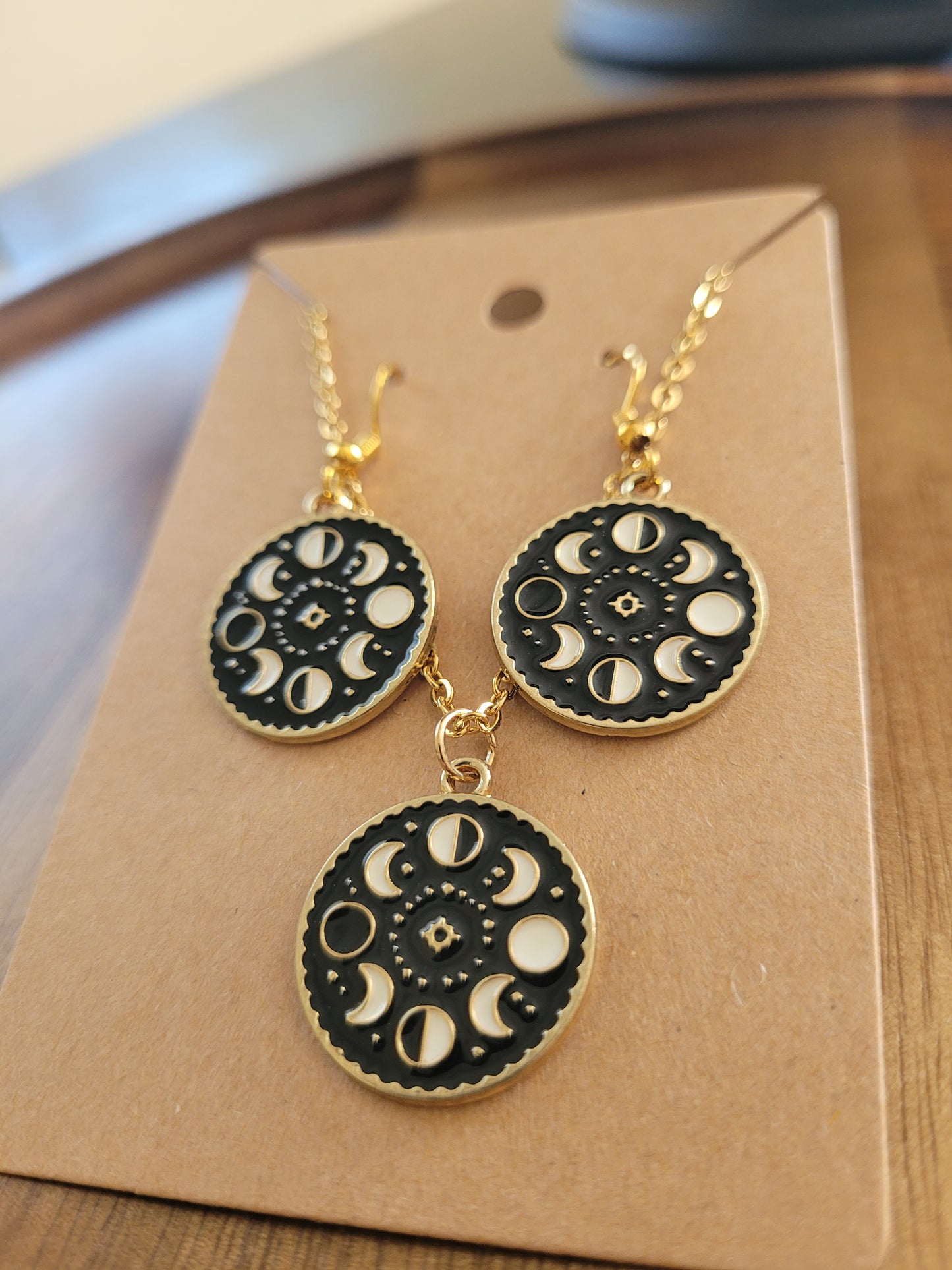 Moon Phases Jewelry Set