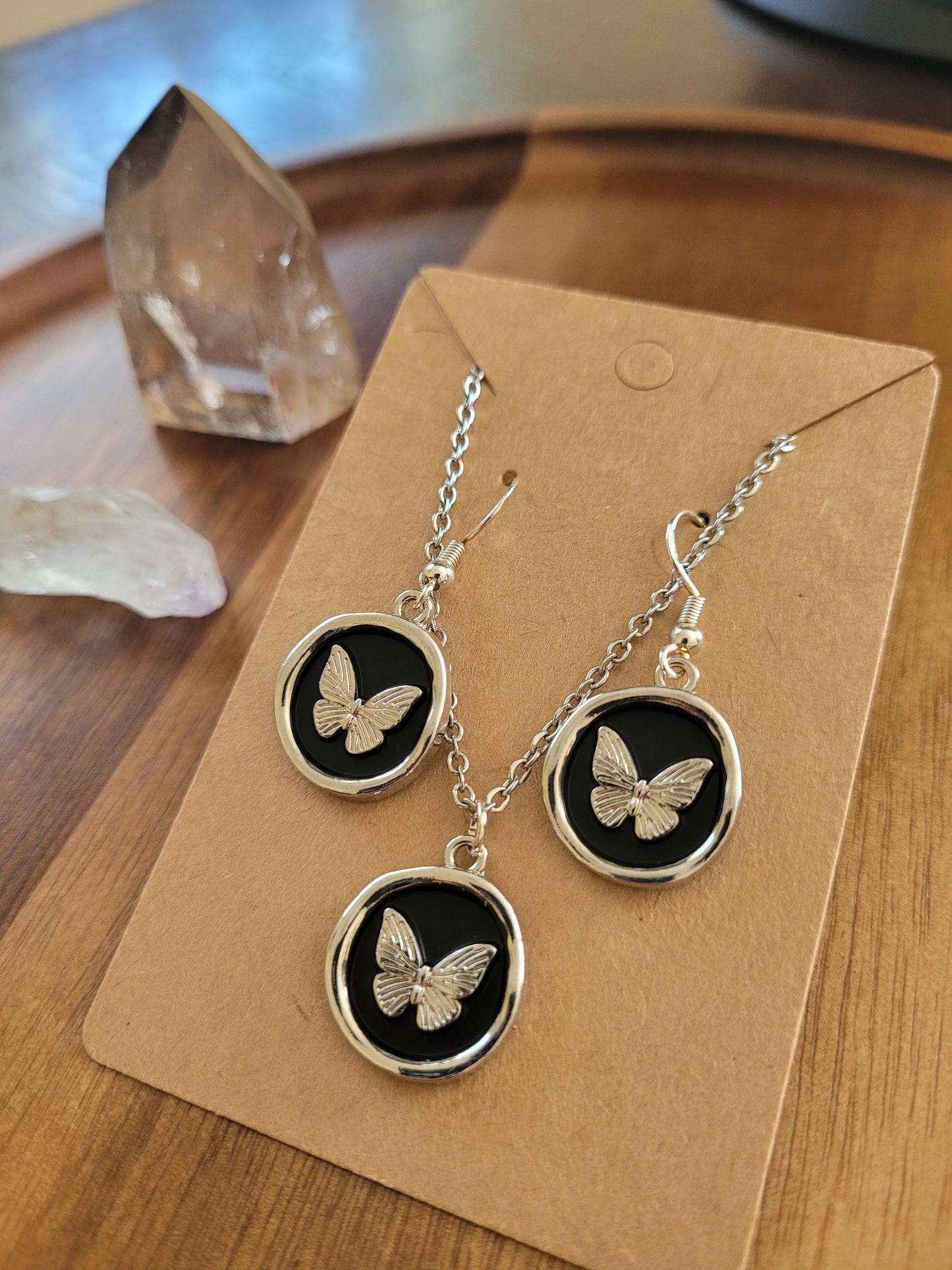 Butterfly Seals Jewelry Set