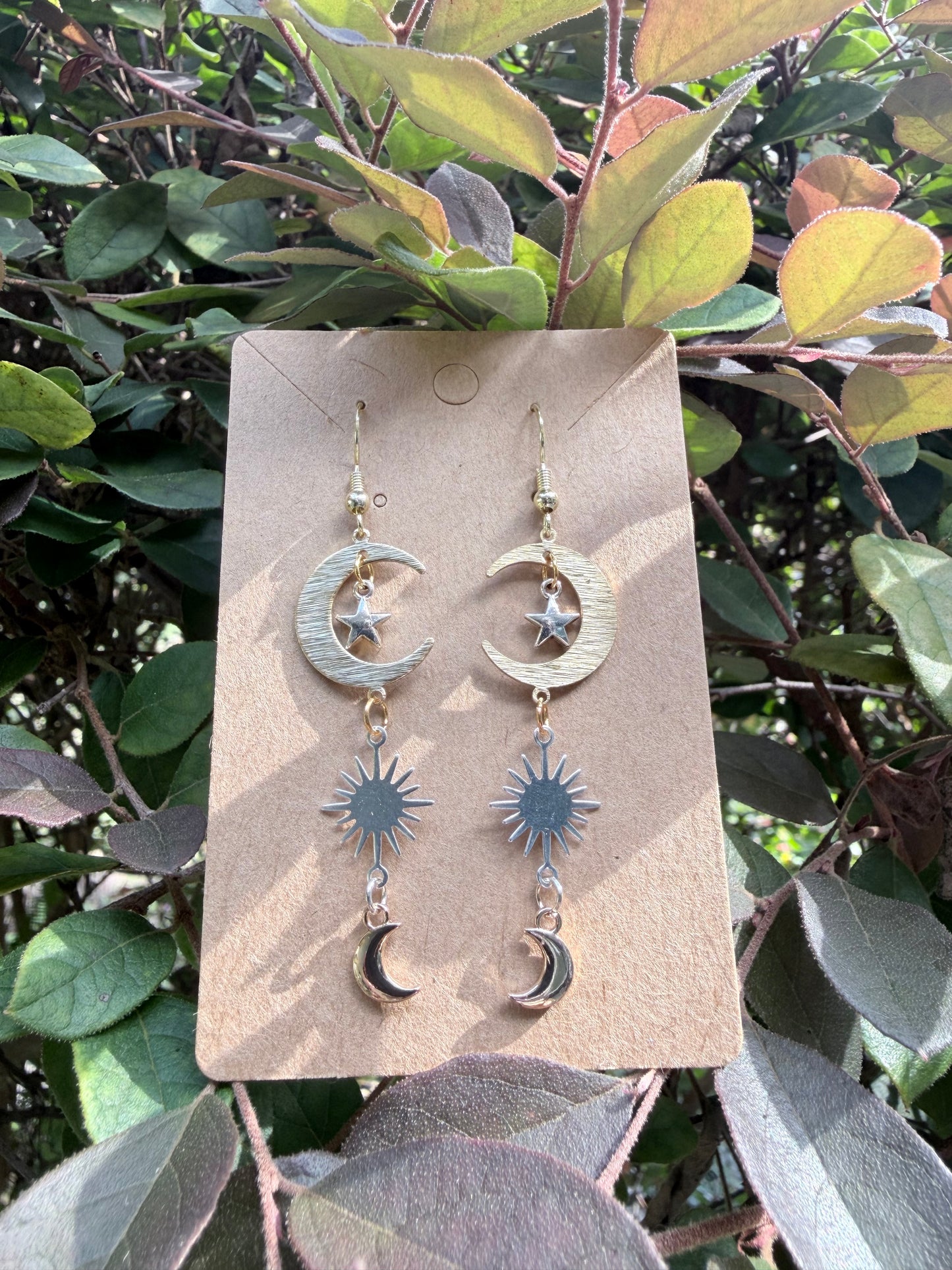 Celestial Daydream Earrings | 90s Whimsical Moon & Star Jewelry