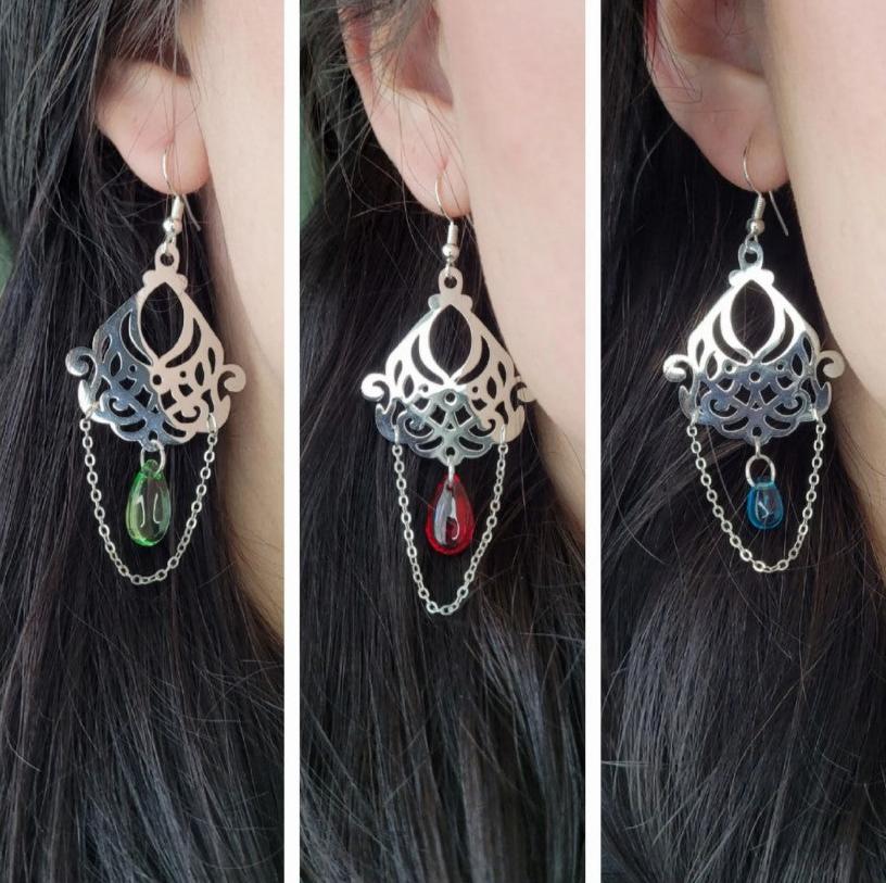 Teardrop Chandelier Earrings